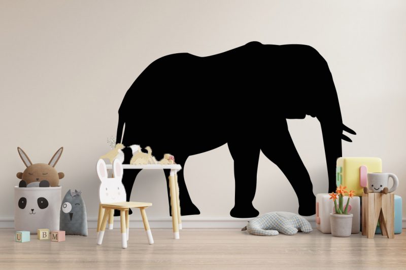 gyerekszoba falmatrica állatos elefánt 5