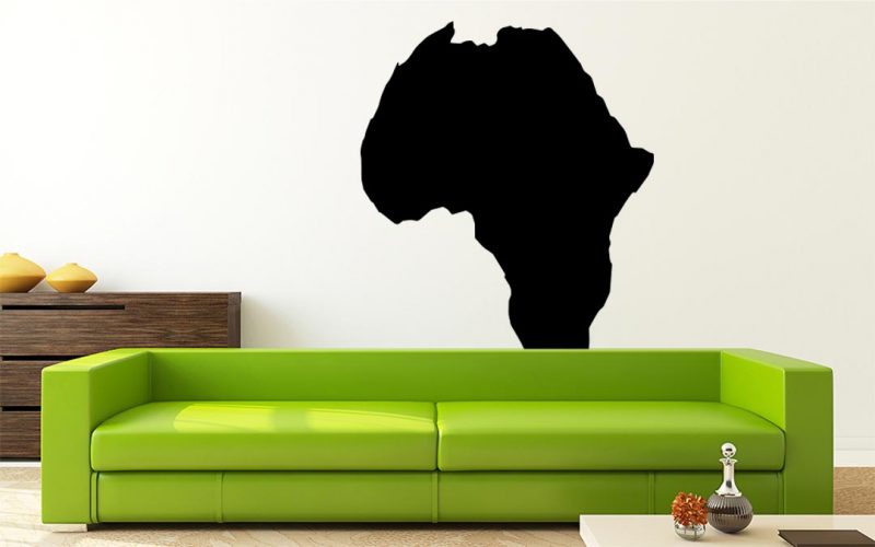 világtérkép falmatrica afrika 2