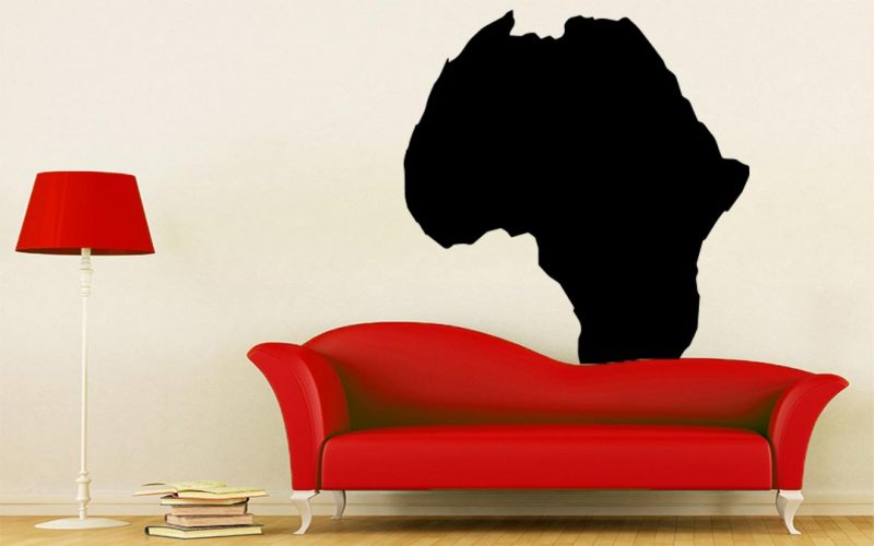 világtérkép falmatrica afrika 4